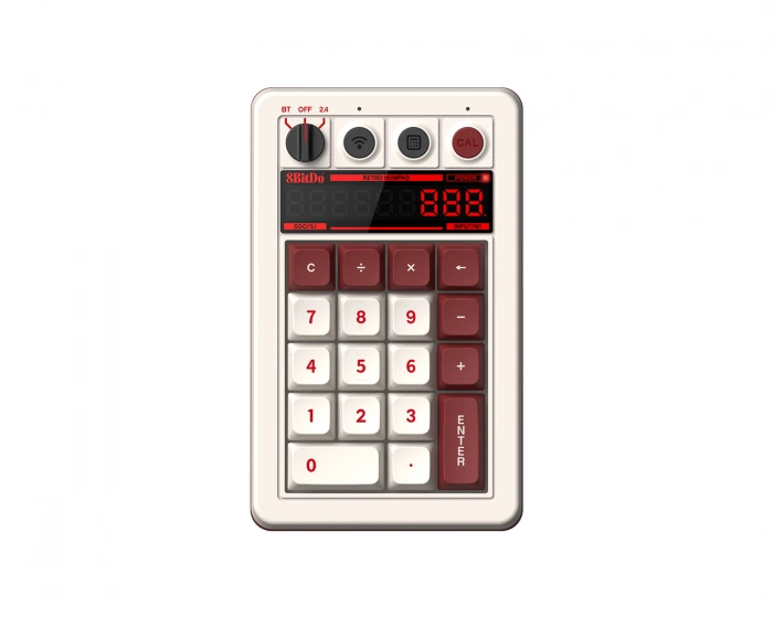 8Bitdo Retro 18 Mechanical Numpad - Kabellose Nummernblock - Fami Edition